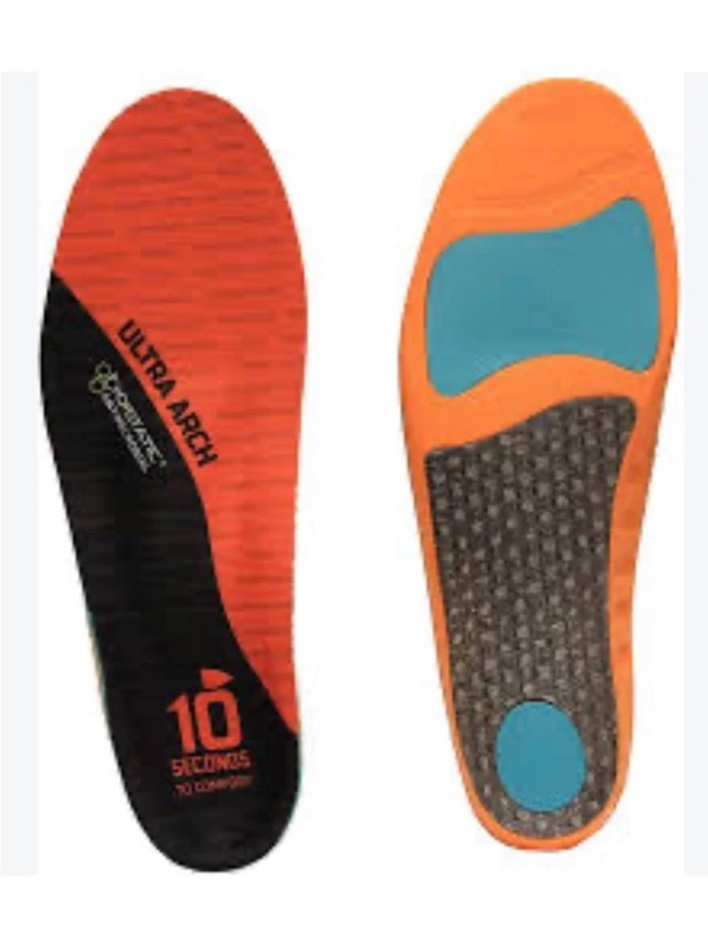 10 Seconds 3810 Ultra Arch Support Insoles.  New without box.